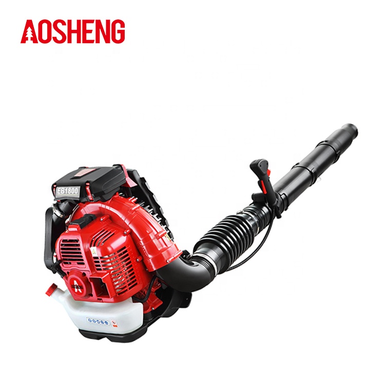 AOSHENG 75.6cc воздуходувки для двигателя садовый огонь Высокая мощность низкий уровень шума Профессиональный воздуходувка