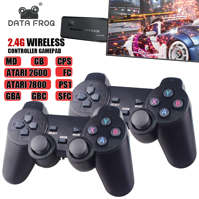 Консоль игровая Data Frog Y3 Lite, 10000 игр, 4K, 2,4 ГГц, для PS1/SNES 9