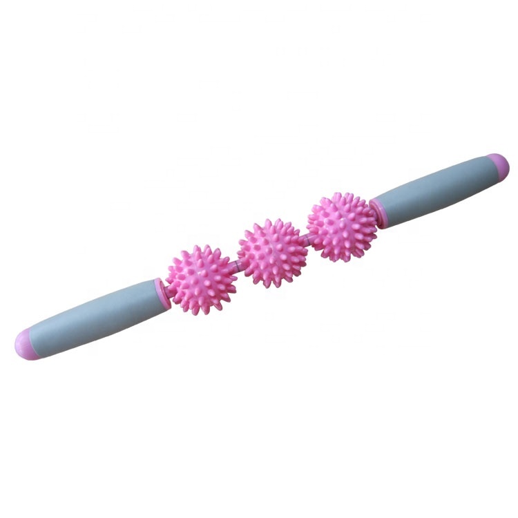 Тренажерный зал Stick 3 колючий шарик мышц упражнения йоги массажный ролик из ЭВА