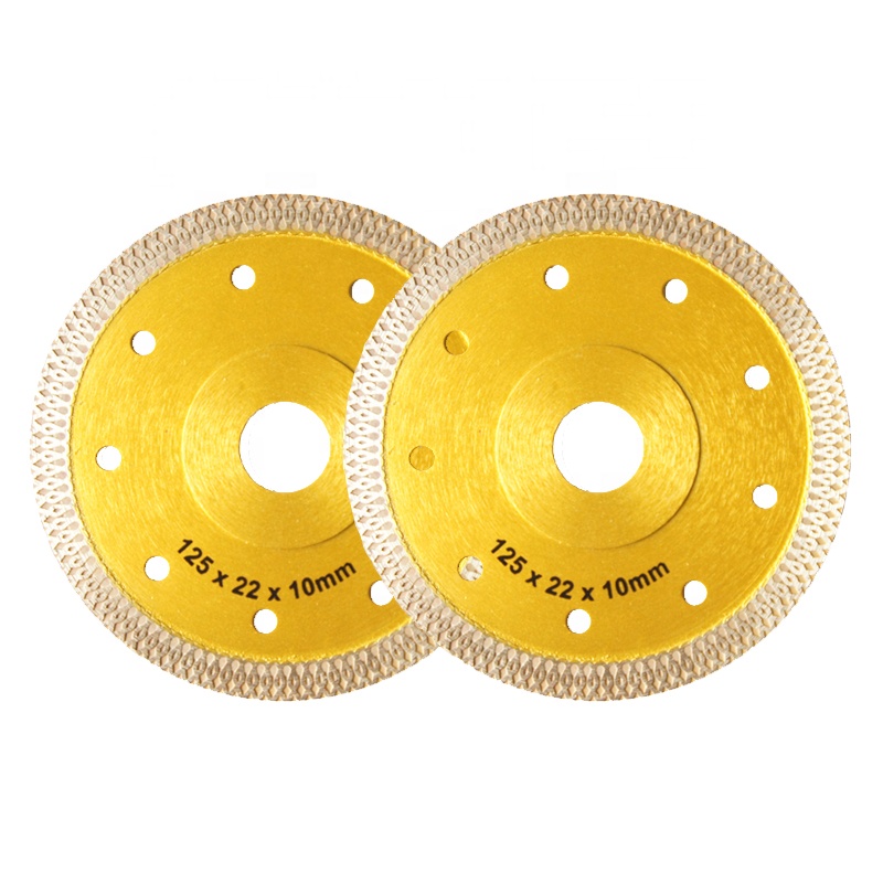 4in 4'5in 5in Ultra Thin Type Vitrified Tile Cutting Tools Mesh X-Turbo Diamond Saw Blade