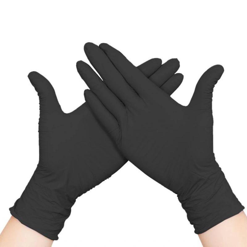 Powder Free Waterproof Food Processing Nitrile Gloves Medical Examination Blue Vinyl in Nitrile Glove Manufacturer