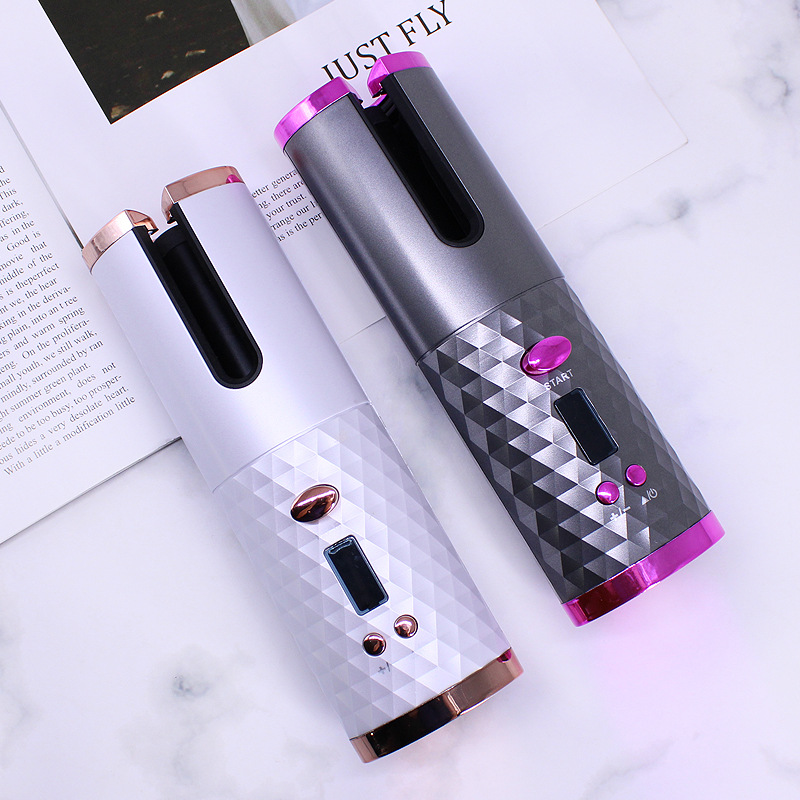 Wireless charging fully automatic rotating curling stick USB electric curler portable hairdressing curler perm