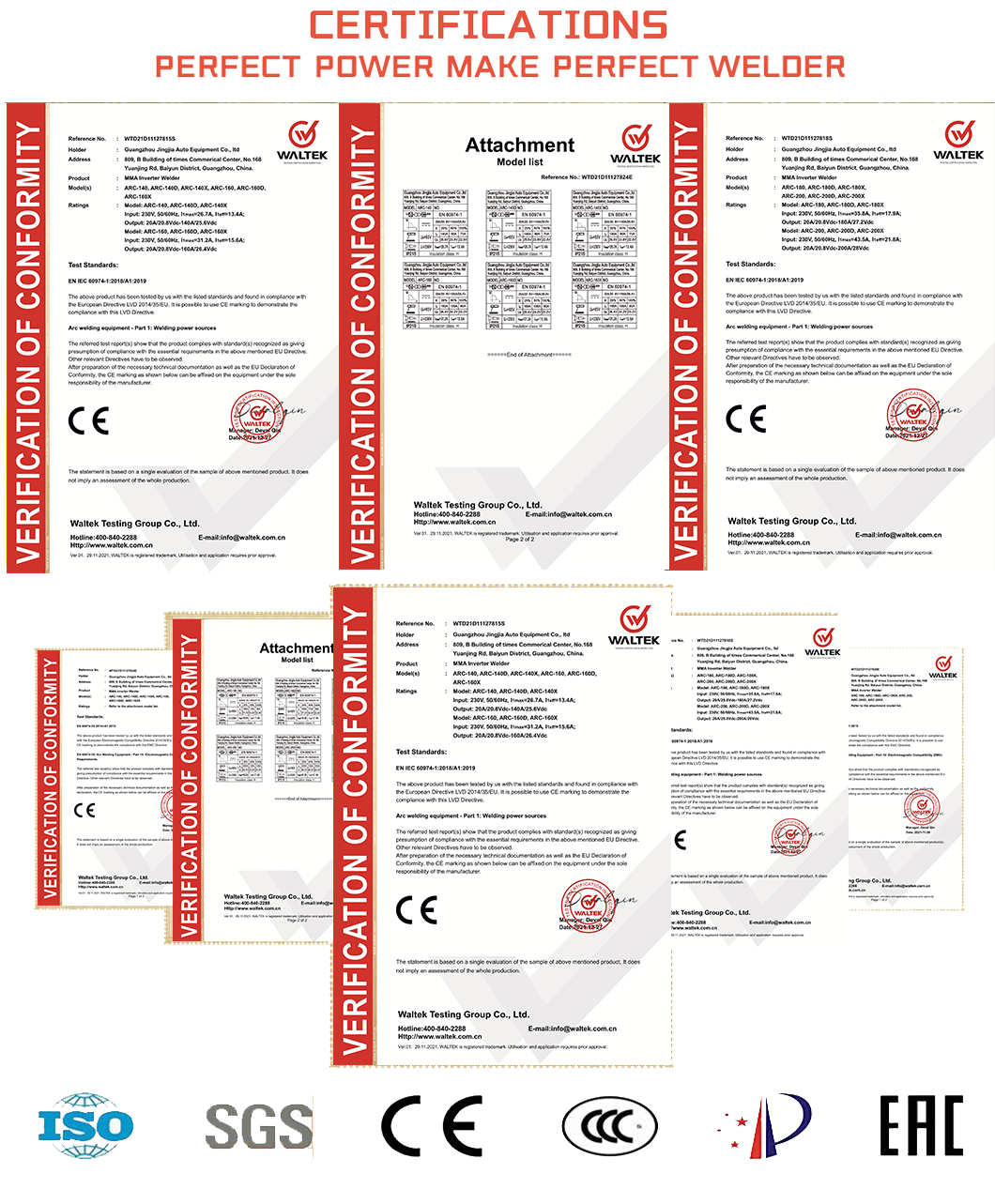 Synergic Inverter IGBT MMA TIG MIG MAG 4 in 1 Welders for Gas Gasless Multi Function MIG Welding