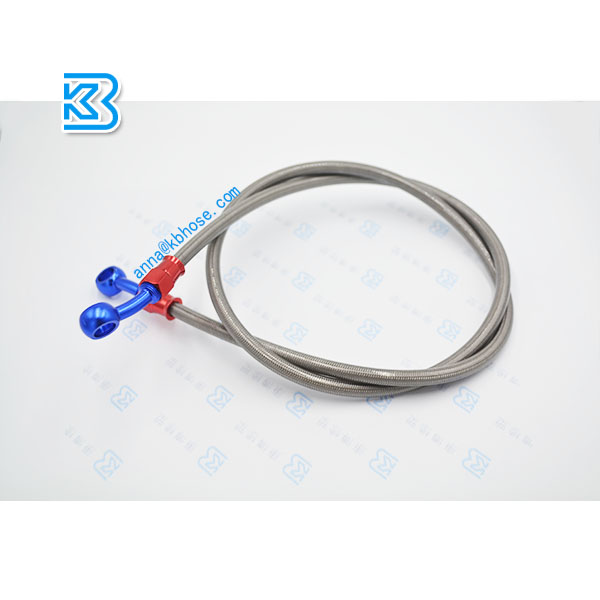 PTFE nylon stainless steel braided brake pipe brake hose line
