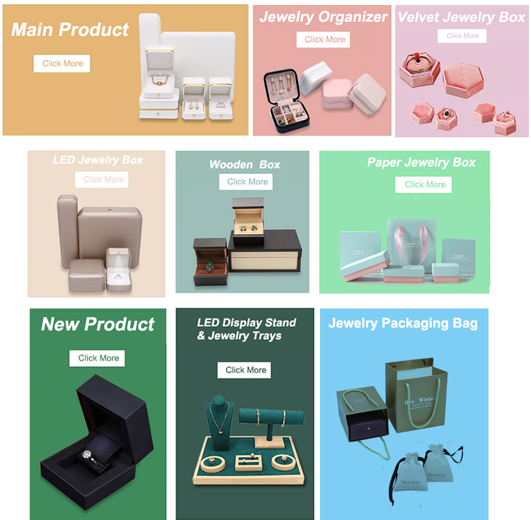 Custom Logo Printed Jewelry Boxes Necklace Packaging Oval Jewelry Box Packaging