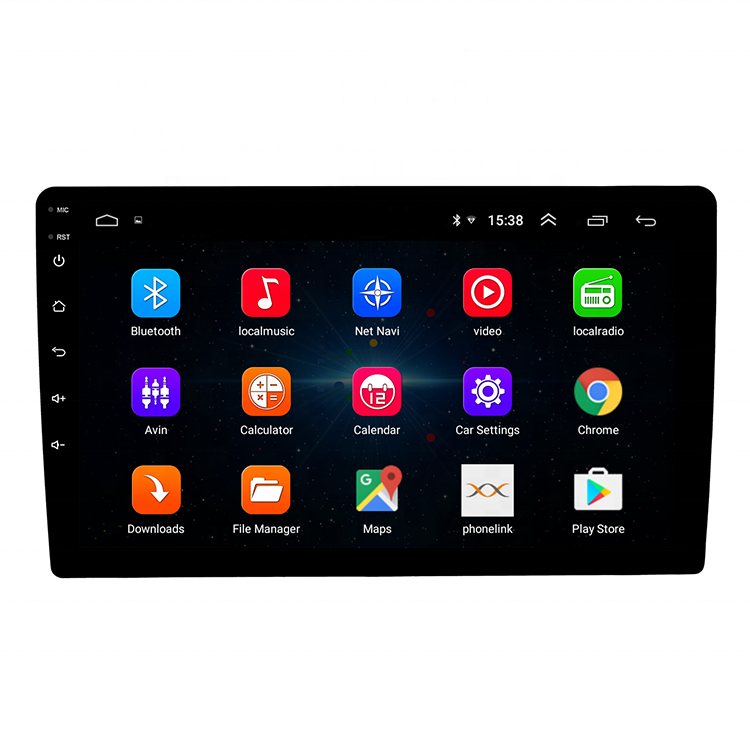 Android плеер 10 дюймов Встроенный GPS 1024*600 HD сенсорный экран универсальный 2 Din автомобильное радио