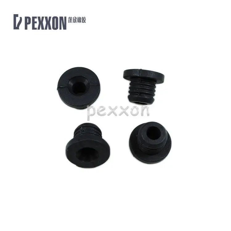 high quality customized 8mm hole Waterproof silicone plug high temperature rubber plug stopper rubber screw hole plug