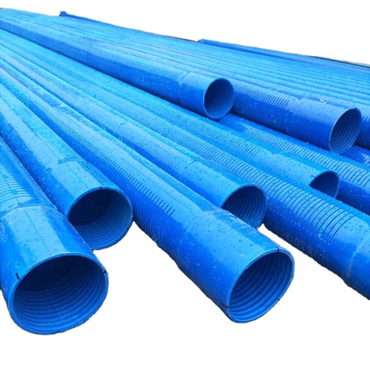 500mm 560mm PVC Borehole Casing Plastic Pipes For Water Well Drilling