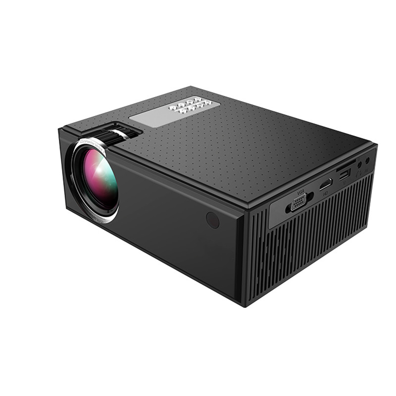 Портативный новейший C8 HD проектор для домашнего кинотеатра LCD LED поддержка 1080P цифровой проектор мини-проектор