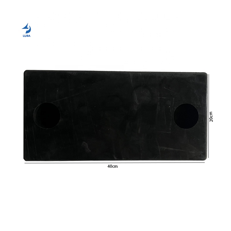 Hot Sale Rectangular Anti Impact Collision Vans Truck Trailer Molded Rubber Dock Buffers Rubber Dock Block Bumpers