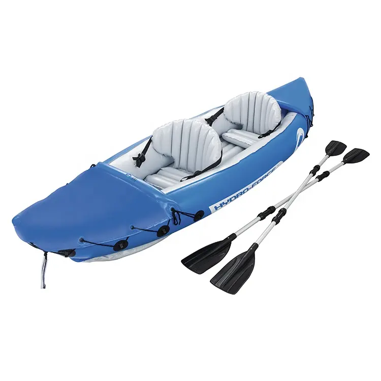 Newly designed cheap water entertainment equipment 2-person inflatable racing kayak
