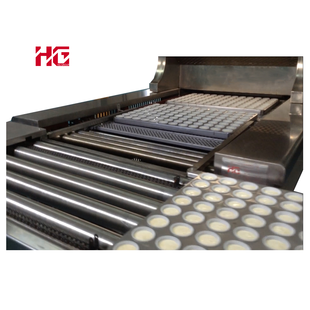 500kg/h HG brand automatic cake making machine price / Cupcake making machine price made in Shanghai food machinery factory
