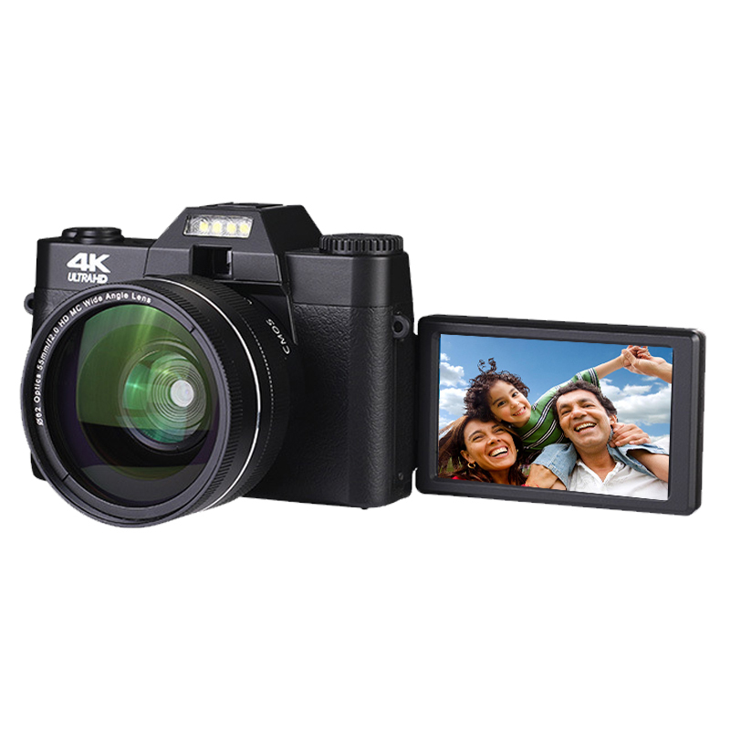 Winait FUll HD 1080p 4K WIFI цифровая видеокамера с 3,0 дюймовым TFT-дисплеем