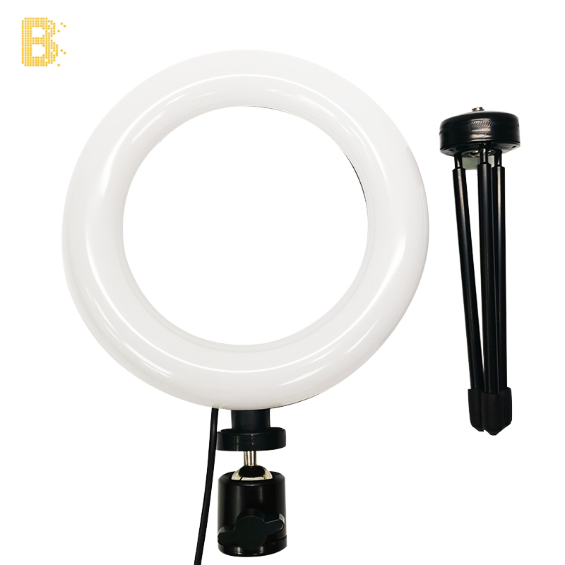 Wholesale Beauty 6 Inch Led Video Lamp Phone 3000-6500K dimmable led selfie ring light