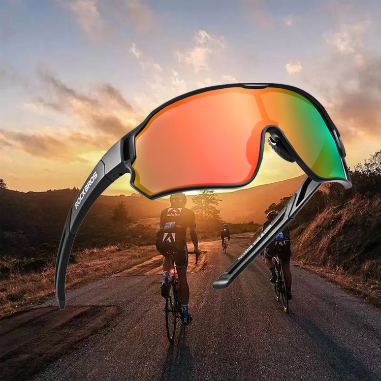 Polarized Sports Sunglasses 2021 Light Frame Cycling Bike Driving Fishing Sun Glasses