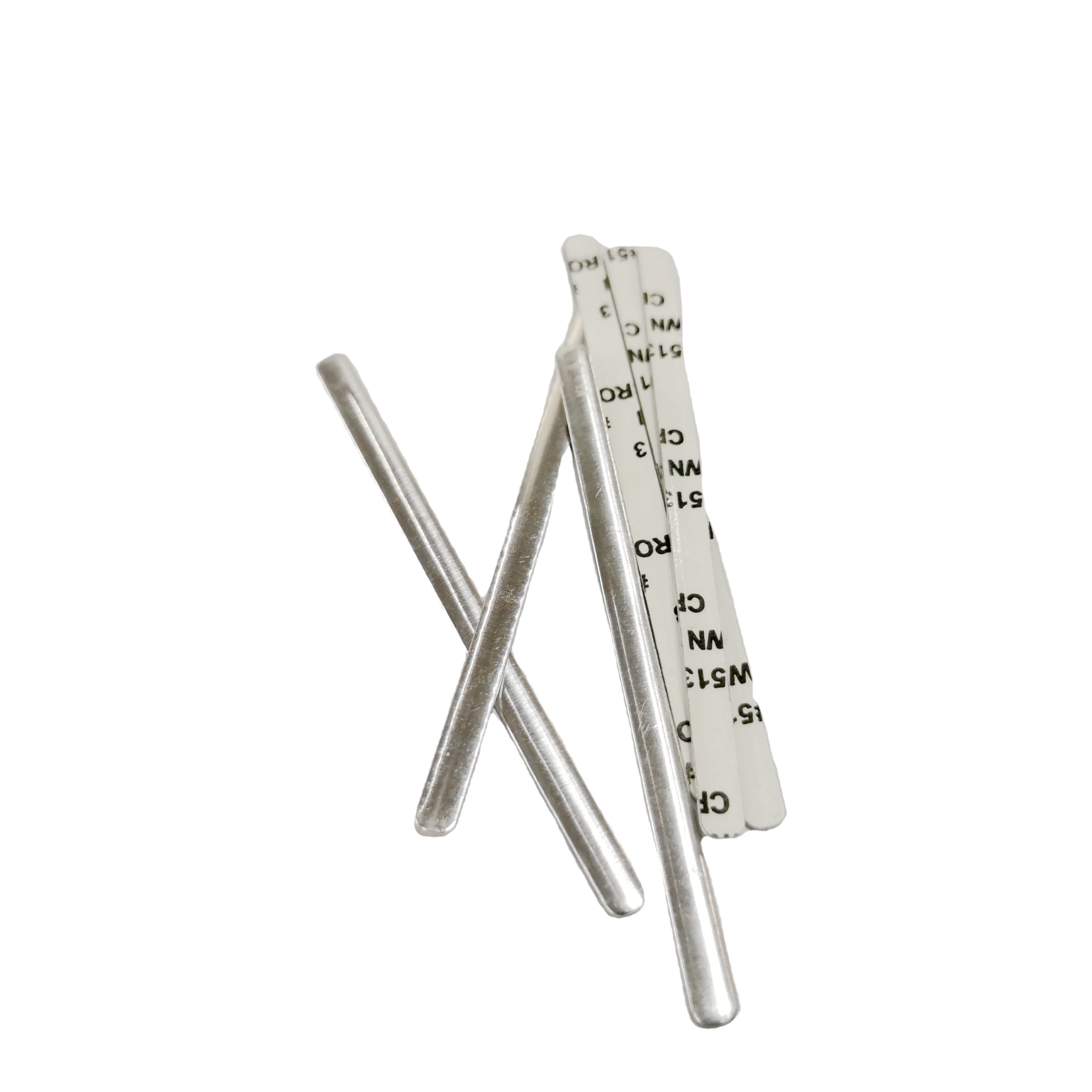 AL Self-Adhesive Nose Bridge Bar Wire with Sticker in Stock