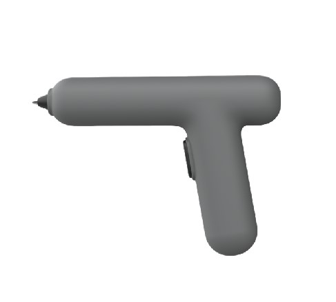 New Product Promotional Grey 15W Wireless Cordless Hot Melt Glue Gun Mini