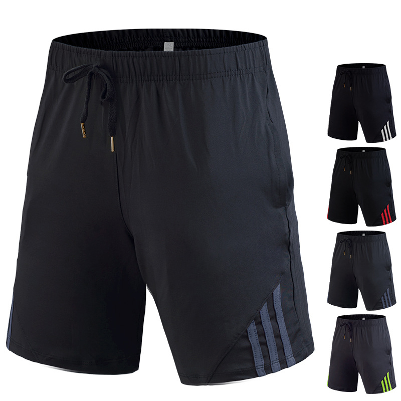 OEM Men High Elastic Running Workout Training Sports Wear Quick Dry Gym Shorts With Pockets
