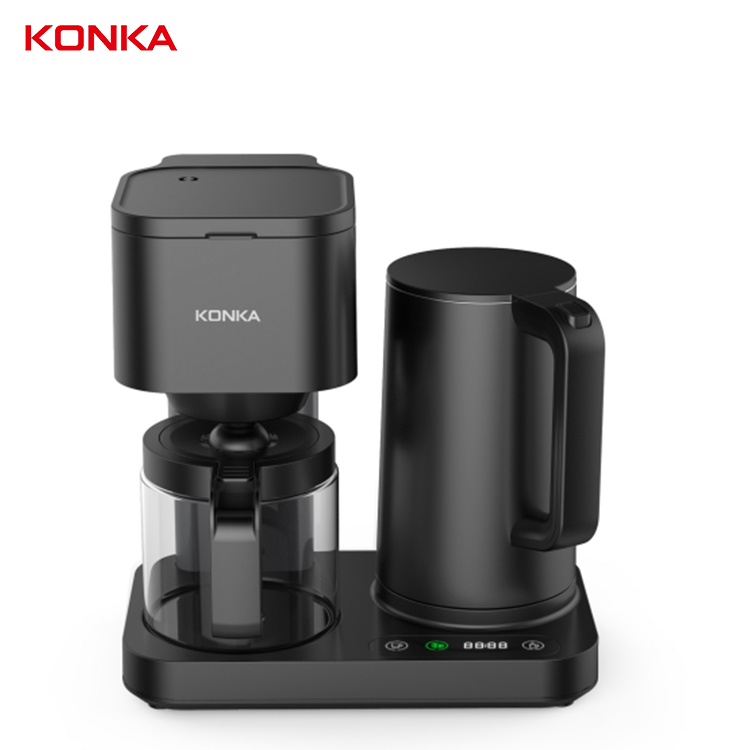 Konka Auto Shutoff Coffee Espresso Programmable Coffee Printing Machine Small Office Use Electric Drip Coffee Makers