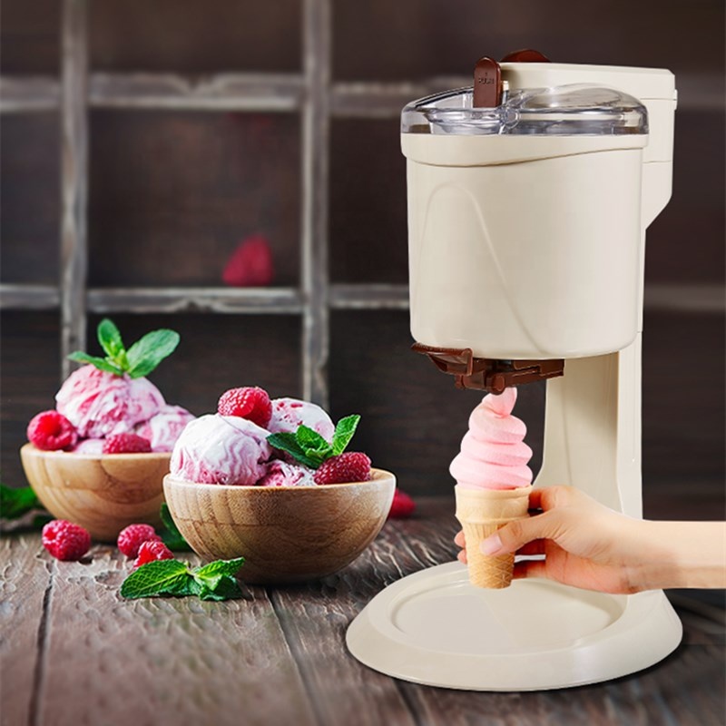 Бытовой DIY Малый аппарат для производства мороженого Электрический слякоть машина, для создания мороженого Автоматическая