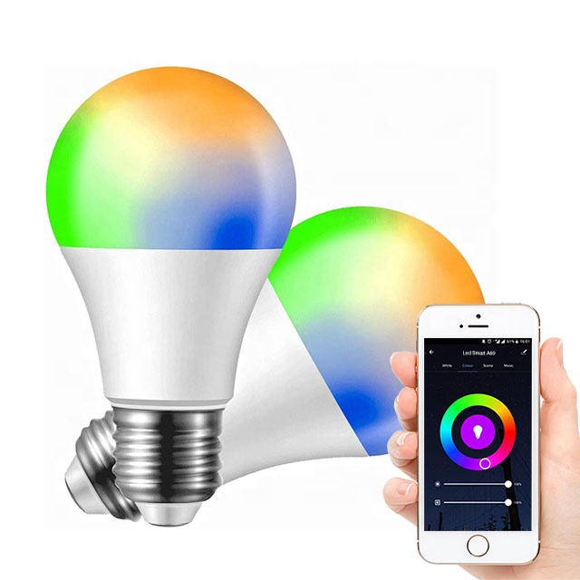 Tuya Google Assistant Alexa 8 Вт 850LM Wi-Fi RGB E26 E27 B22 с регулируемой яркостью WIFI умная Светодиодная лампа умный дом светодиодная смарт-лампа