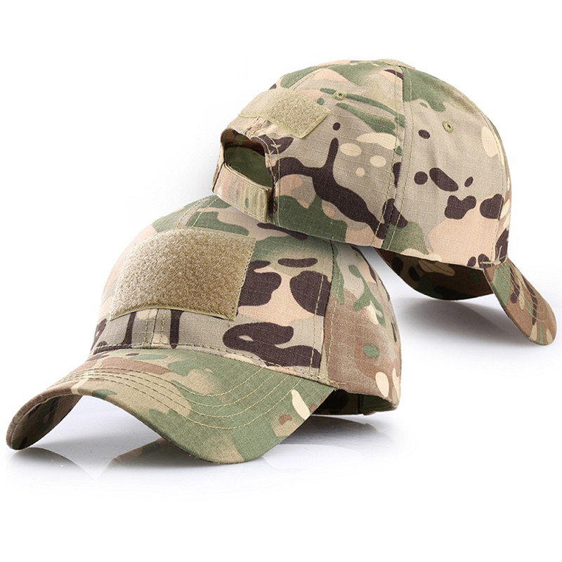 Mesh Tactical Military Army Airsoft Camouflage Adjustable Cycling Basketball Cap