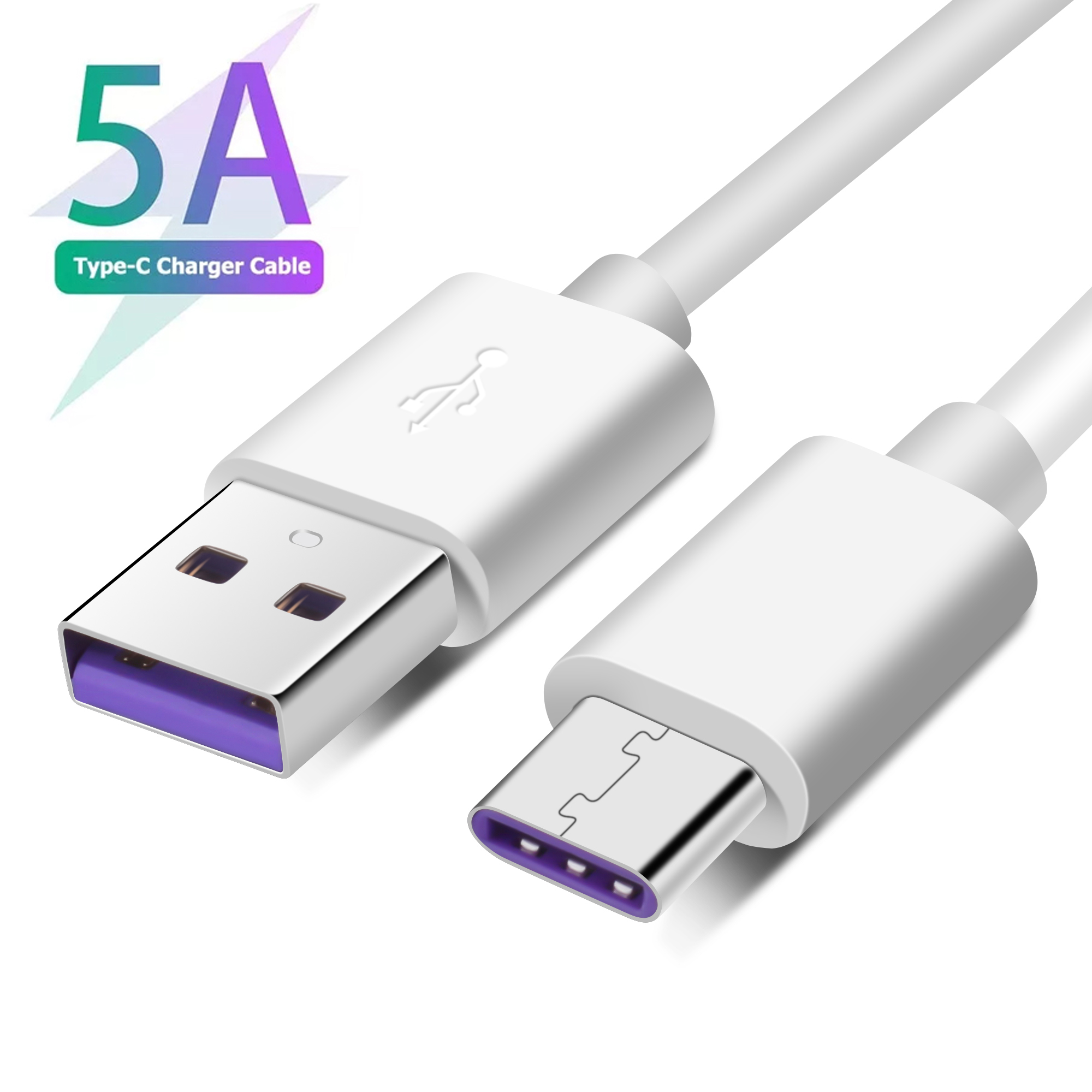 Высококачественный USB-кабель типа C 5A, быстрая зарядка для Samsung S8 S9 Plus, для Iphone, для Huawei, быстрая зарядка, кабель для передачи данных телефона