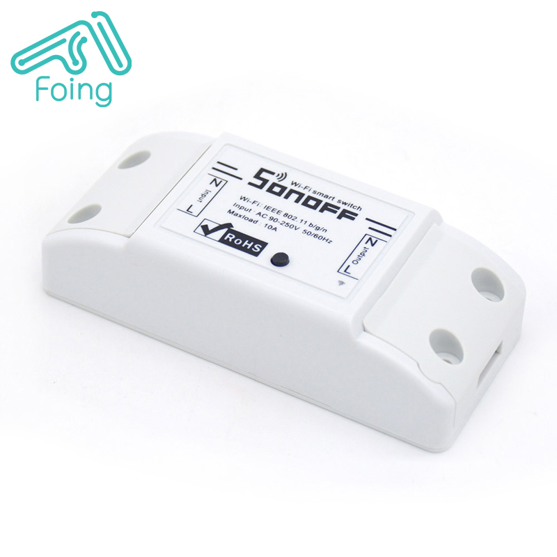 WiFi smart switch приложение для мобильного телефона WIFI беспроводной пульт дистанционного управления Переключатель синхронизации SONOFF BASIC R2