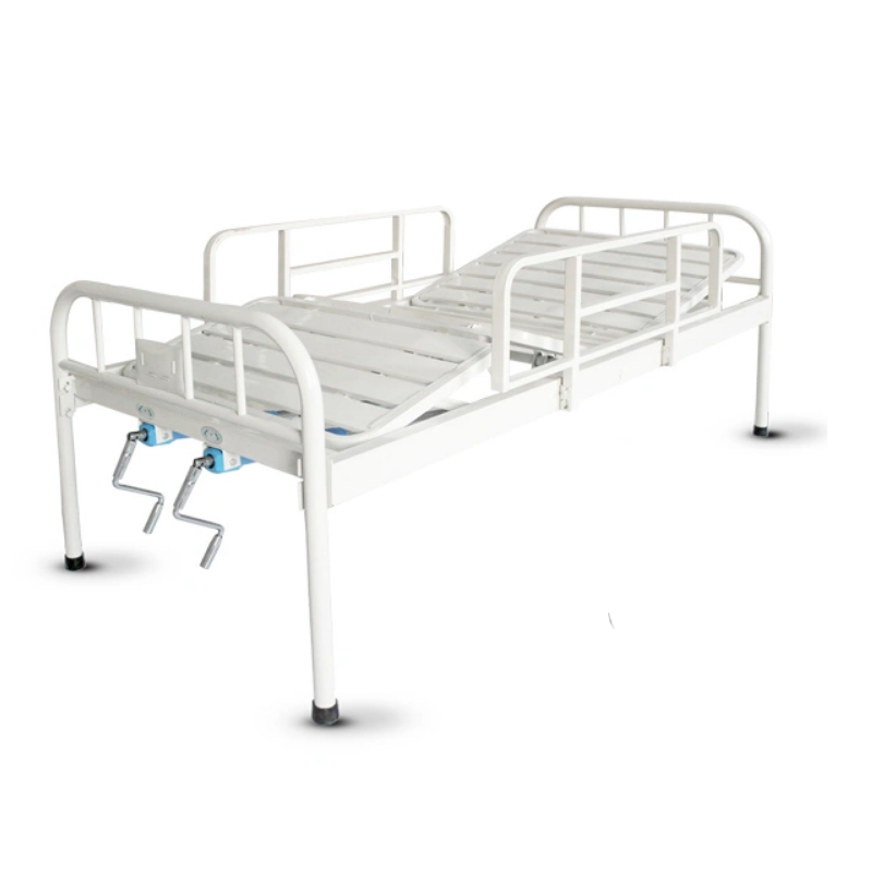 Manual Hospital Care Bed Single Economic Crank Handle Medical Bed