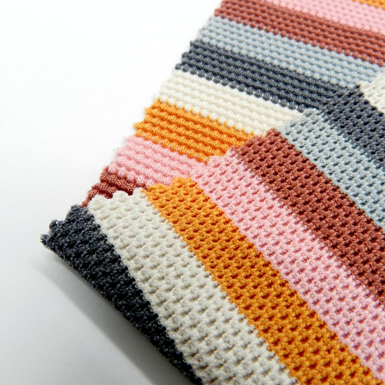 newstyle fabric textiles eco-friendly weft knitted custom colorful design nylon jacquard fabric for swimwear and sportswear
