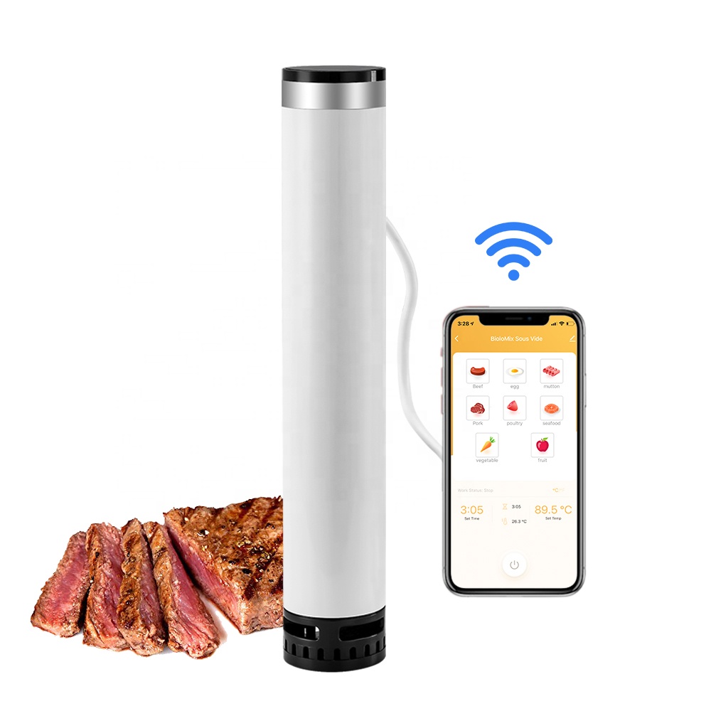 4-го поколения смарт Wifi Sous Vide плита IPX7 водонепроницаемый супер тонкий термопогружной циркулятор с управлением APP