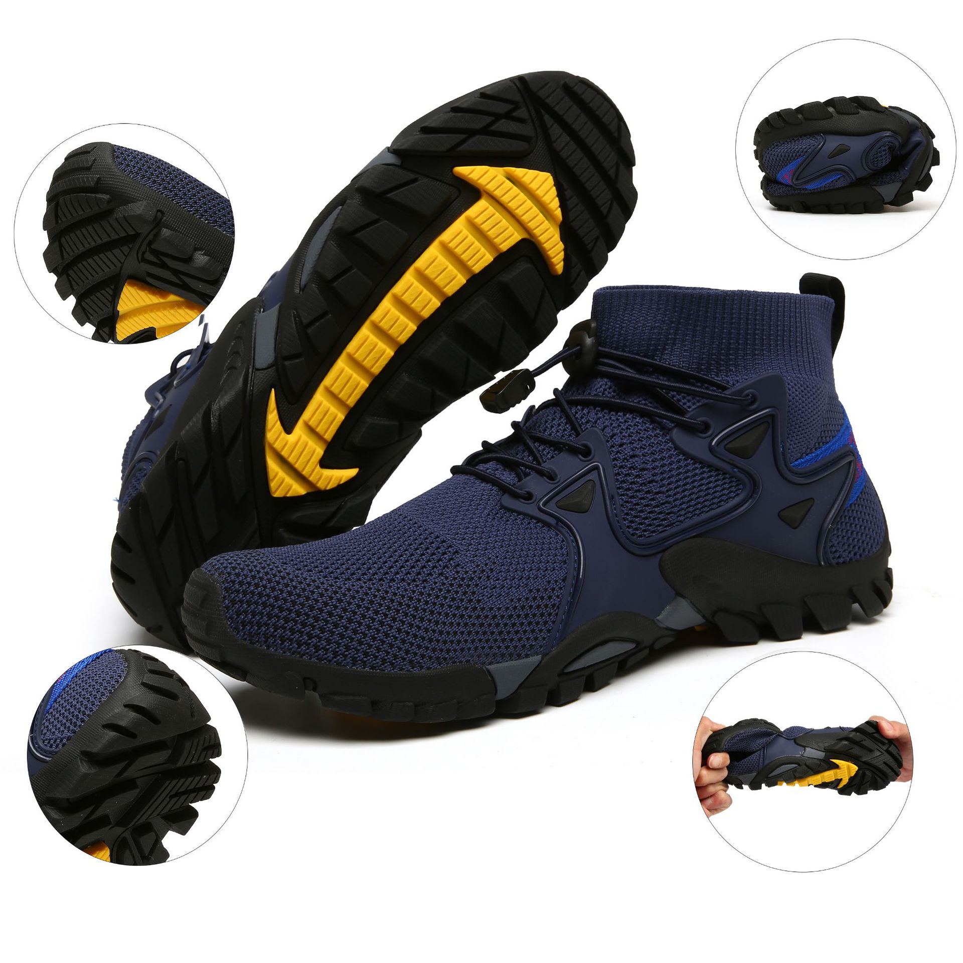 Fashion hiking shoes pedal wading outdoor leisure hiking hiking fishing men's waterproof shoes