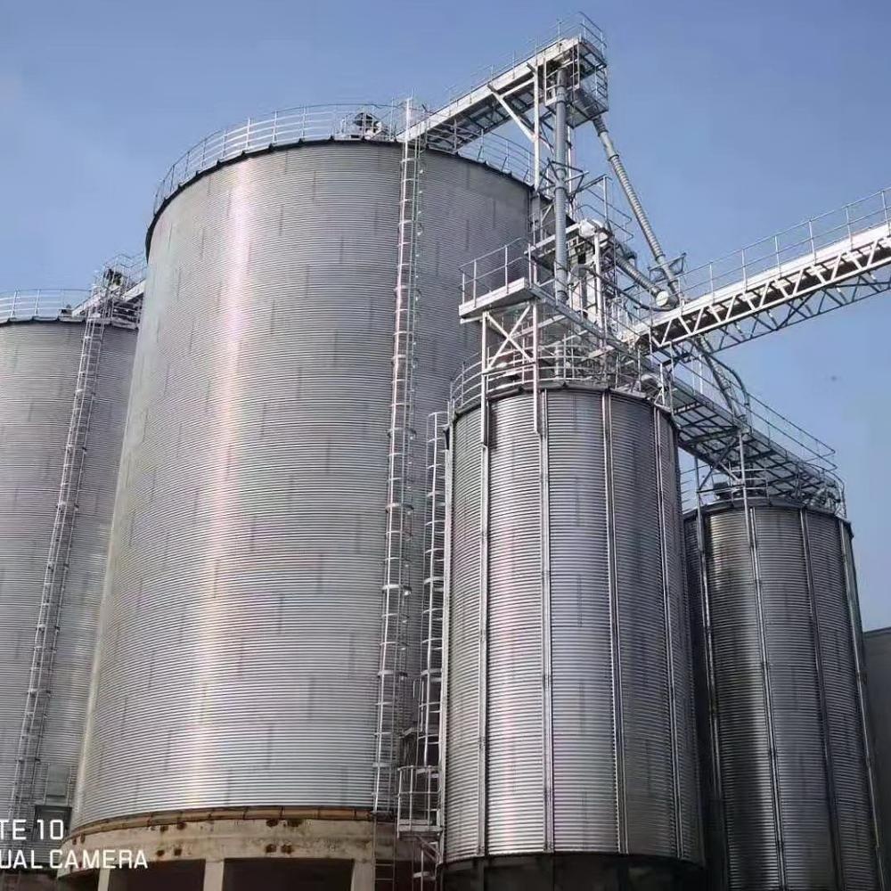 Большая емкость с плоским дном 1000ton 2000ton 3000ton 5000ton новые бункеры для хранения зерна на продажу