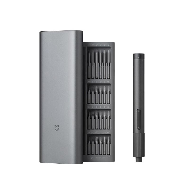 Отвертка электрическая Xiaomi Mijia 1 + 24 в комплекте, прецизионное оборудование, инструменты для ремонта, многоскоростная Регулируемая перезаряжаемая Магнитная коробка