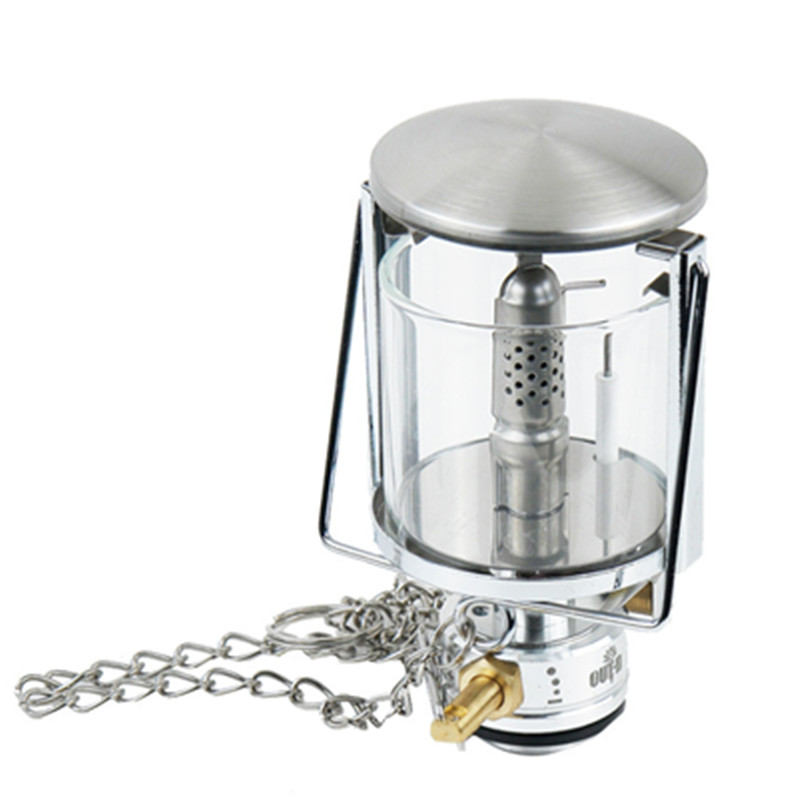 2021 New Arrival Ultra Light Tent Steam Lamp 10.5*6.5cm Outdoor Camping Light Gas Light Lampe