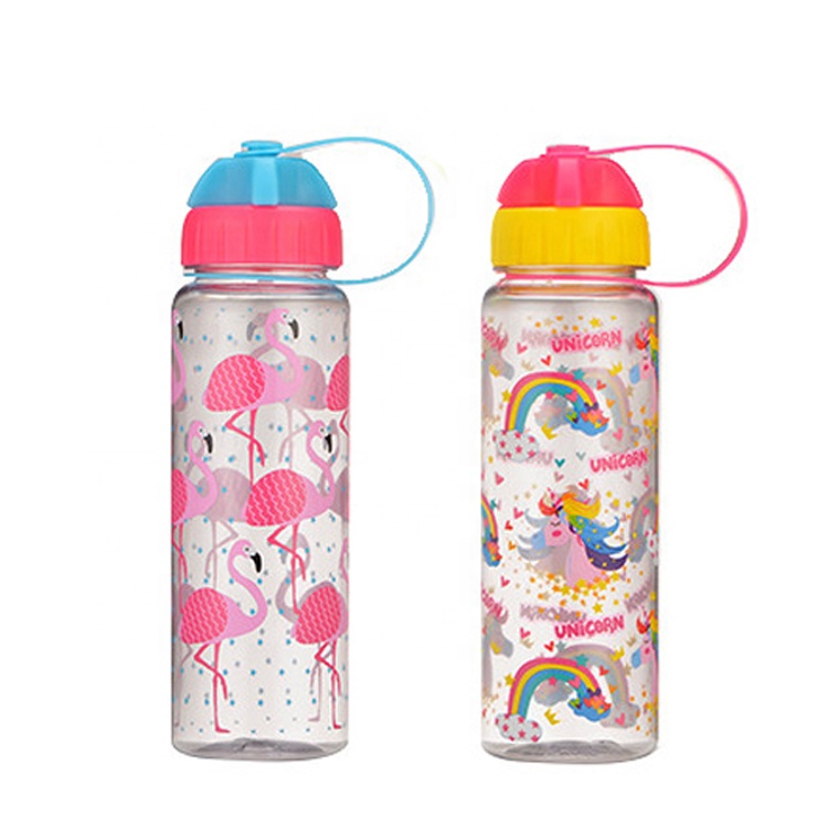 Милый Единорог изолированный тритан бутылка для воды kawaii Дети бутылка для воды для школы