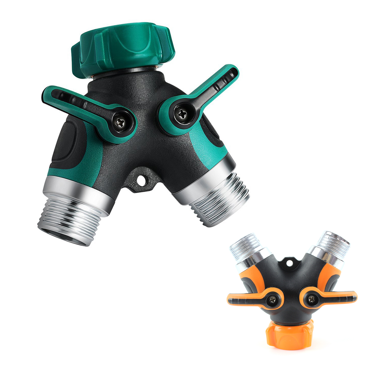2 way garden hose water splitter