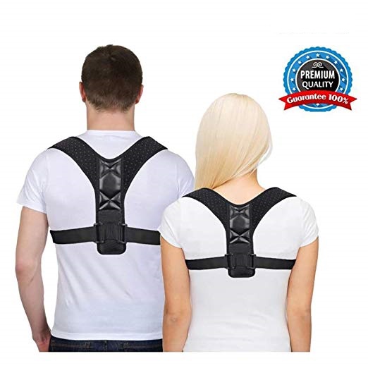Posture Corrector & Back Support Brace for Women and Men Upper Back & Neck Pain Relief
