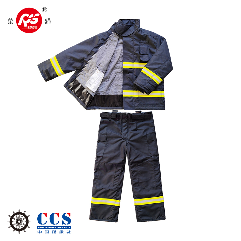 Solas MED EC EN 469 Nomex Fire Fighter Fire Fighting Fireman Suit