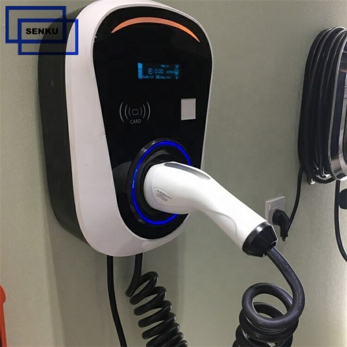 Электромобиль EV зарядное устройство 32a Тип 2 IEC 62196 зарядная станция 7 кВт