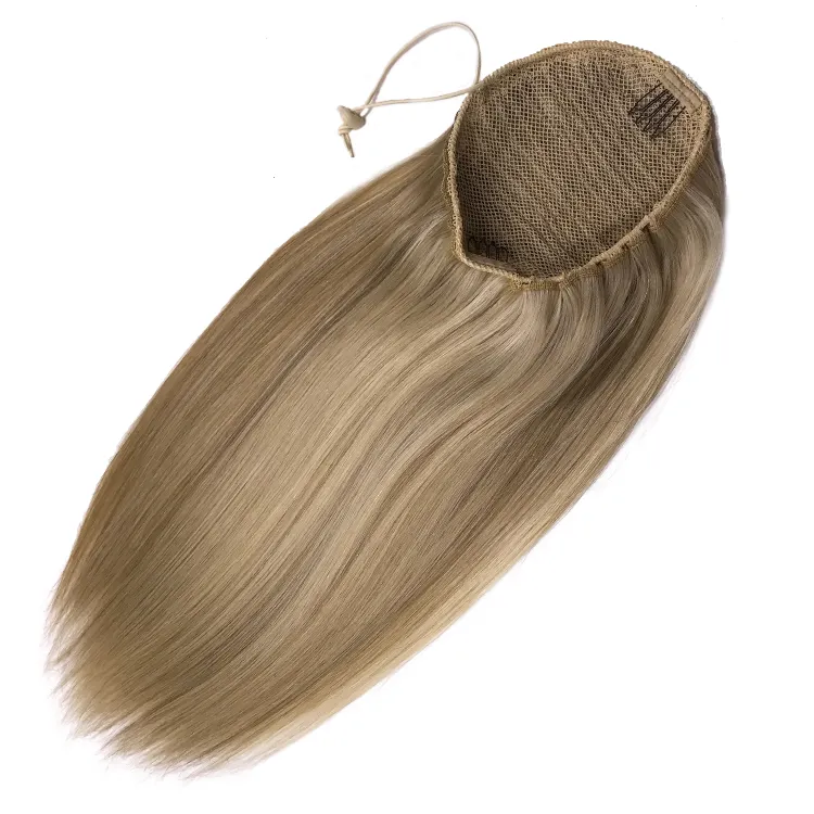 Human hair ponytail Brazilian virgin hair ponytail hair extensions