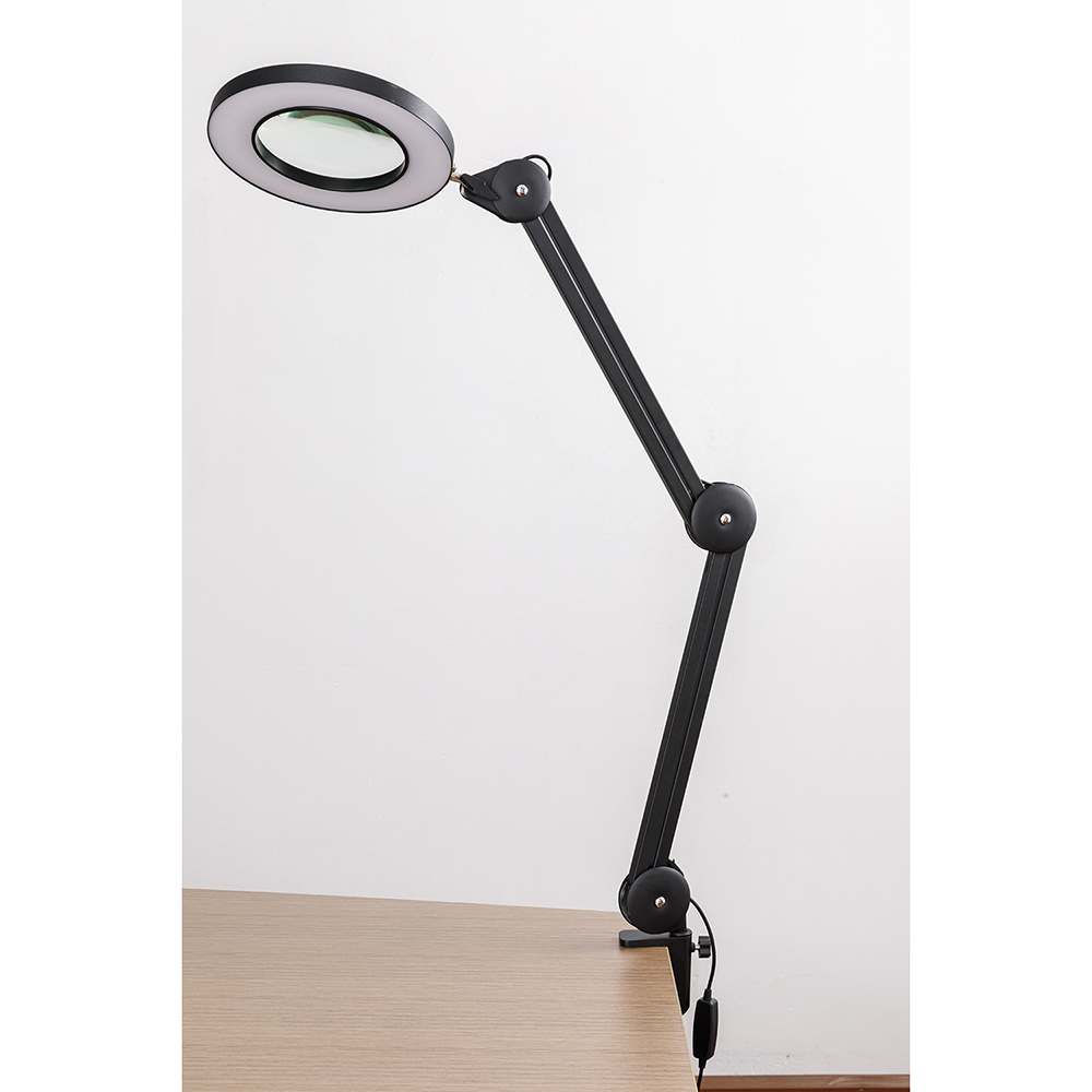 Magnifier Magnifying Glass 5X LED Light desktop lamp
