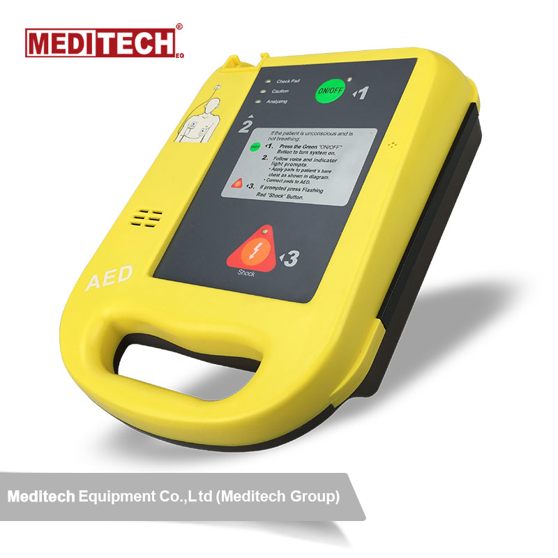 Meditech Defi5 Aed с подтверждая блокировку защиты для того, чтобы избежать случайного нажатия дефибрилляции