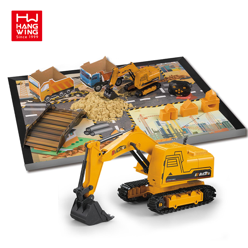 Toys for Kids Children's Excavators Like Real Mini Rc Newest Set R/C Model Spielzeug bagger Baby Kids Excavator Toy