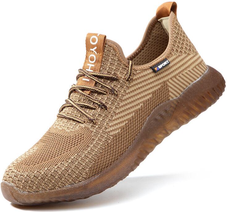 Quality office men air sneakers casual safety shoe s3 lightweight steel toe cap boots running sport work shoes solex tunisia