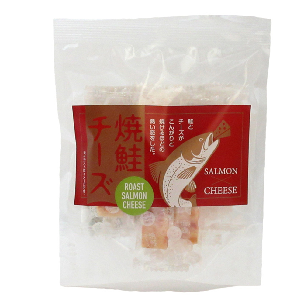Japan soft cheese flavoured grilled salmon instant food snacks