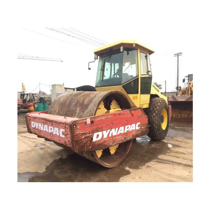 Долговечный б/у дорожный каток Dynapac CA602D, однобарабанный каток, оригинальное состояние, низкая стоимость обслуживания