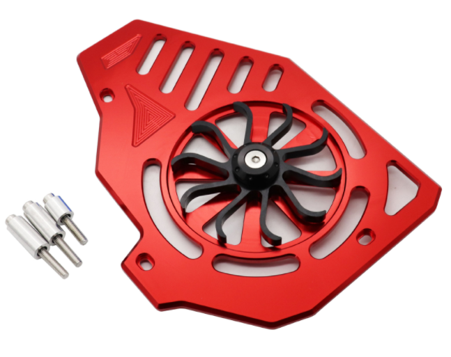 Motorcycle radiator cover Equipped with aluminum alloy rotating fan For NMAX155 Honda PCX125/150