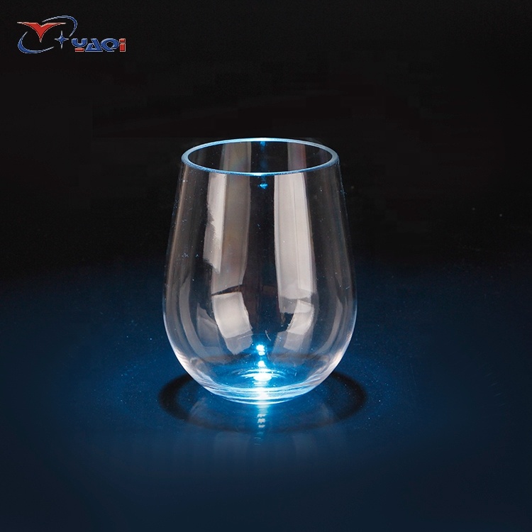 China manufacturer wholesale disposable Parties Weddings Used Clear Plastic Wine Glass