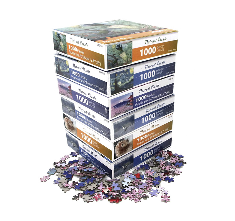 Printer personalize children's mini game animal kids custom jigsaw puzzles 1000 pieces